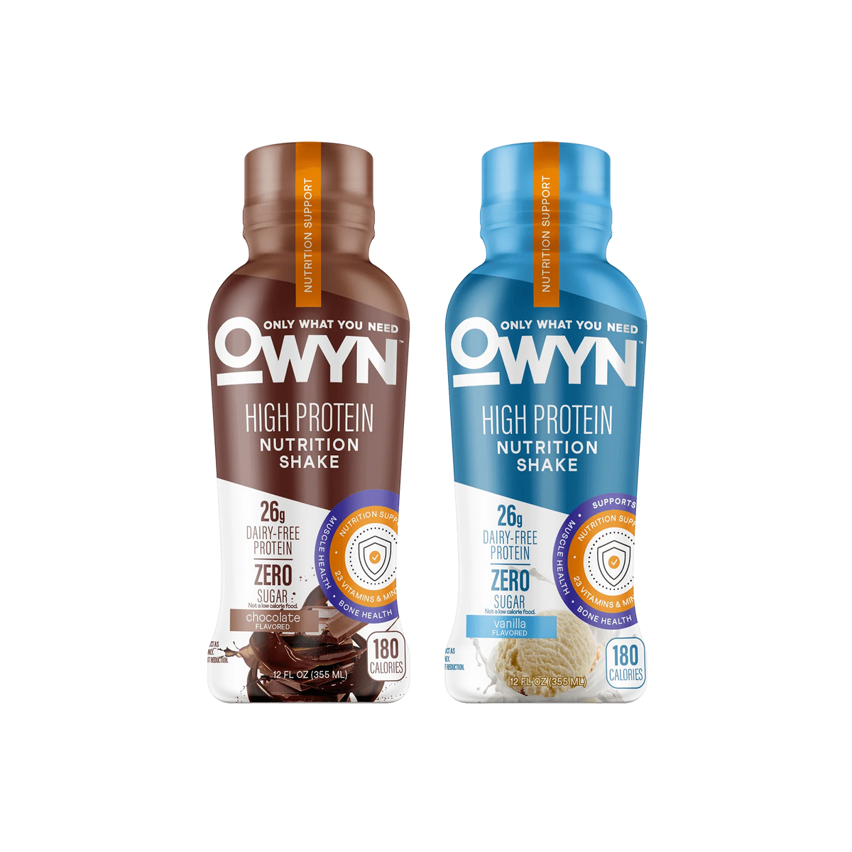Chocolate and Vanilla High Protein Complete Nutrition Variety Pack