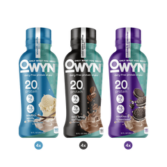 Smooth Vanilla, Cold Brew Coffee, Cookies & Creamless Protein Shake Variety Pack